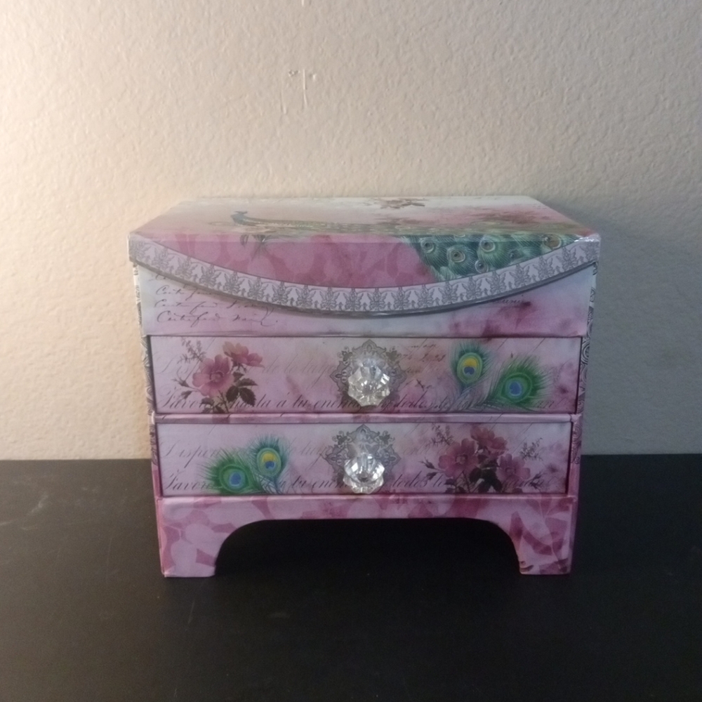 GORGEOUS NEW Punch Studio 2 Drawer Jewelry Organizer.